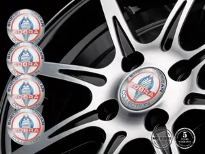 Shelby Emblema de Rueda Versión Diseño de Cúpula Alta Calidad